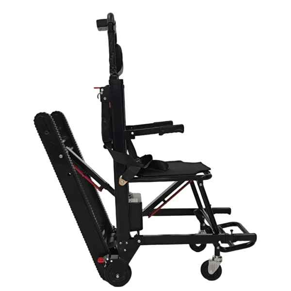 Portable Aluminum Stair-Climbing Wheelchair - Foldable Design, 169kg Capacity, Adjustable Climbing Angle for Seniors & Disabled - 图片 3