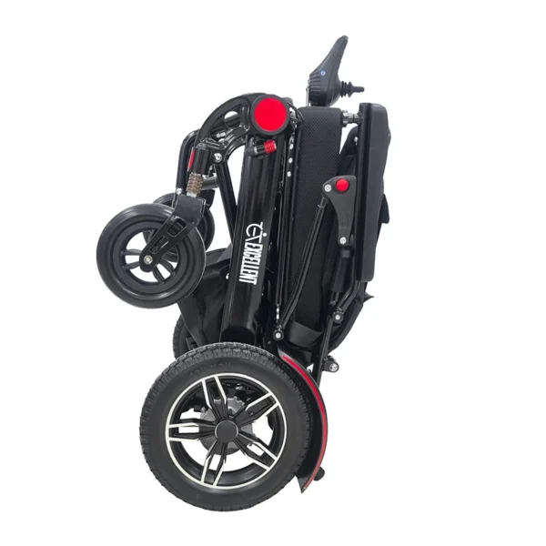 EXC-2001C ISO 13485 Certified Electric Wheelchair - 120kg Capacity Lightweight Foldable Wheelchair for Commercial Mobility | OEM Batch Orders - 图片 6