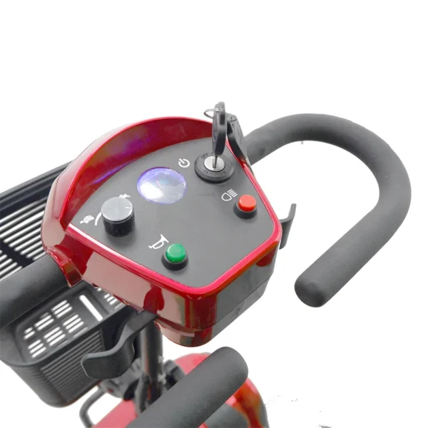Compact Foldable Electric Mobility Aid EXC-1001 - Ergonomic Design, 120kg Max Weight, 20km Travel Distance for Versatile Use - 图片 3