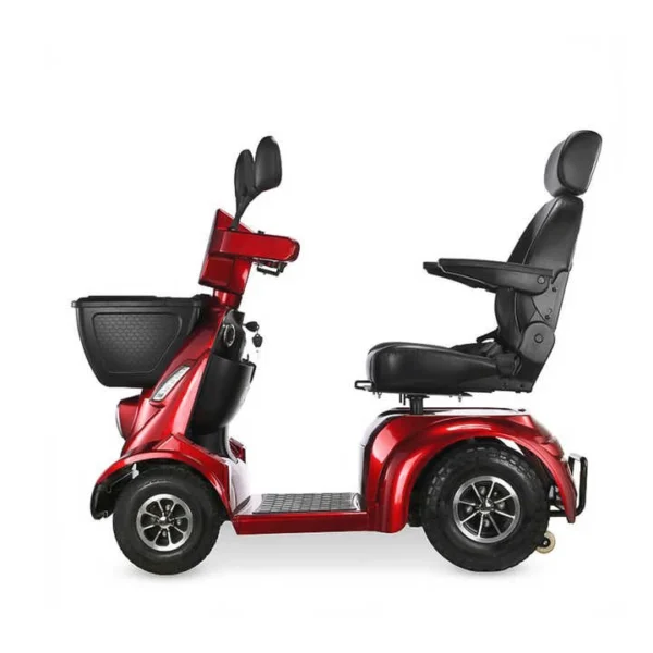Portable Folding Electric Mobility Scooter for Adults - 330lbs Capacity, 25km Range, 4-Wheel Stability - 图片 7