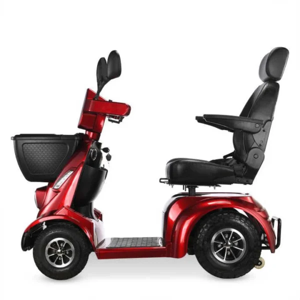 Portable Folding Electric Mobility Scooter for Adults - 330lbs Capacity, 25km Range, 4-Wheel Stability - 图片 3
