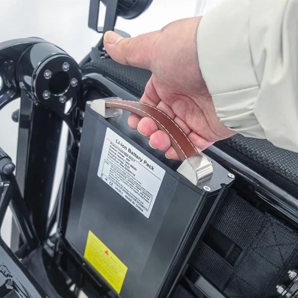 EXC-2001C ISO 13485 Certified Electric Wheelchair - 120kg Capacity Lightweight Foldable Wheelchair for Commercial Mobility | OEM Batch Orders - 图片 8