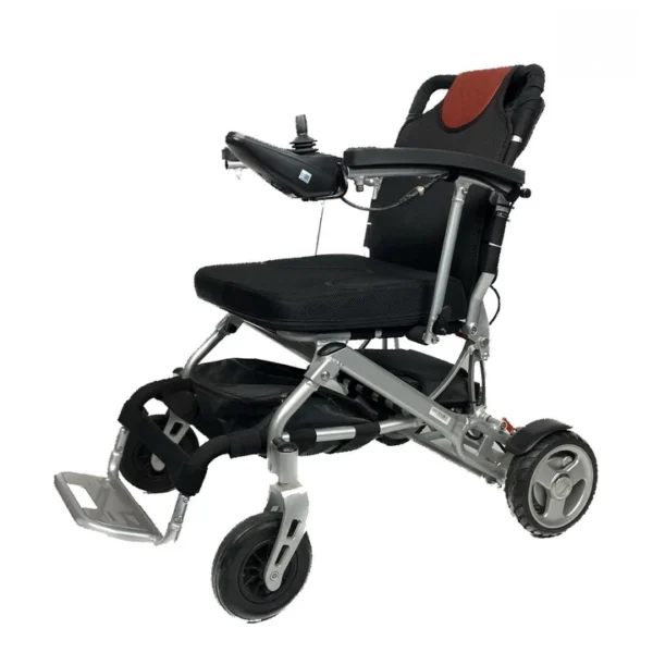 Compact Dual Brushless Motor Electric Wheelchair - 120kg Capacity, 12-20km Range, Foldable Design - 图片 4