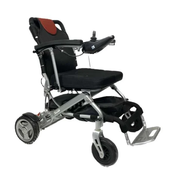 Compact Dual Brushless Motor Electric Wheelchair - 120kg Capacity, 12-20km Range, Foldable Design - 图片 3