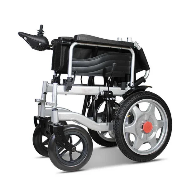 Multi-Functional Electric Wheelchair with Electromagnetic Brakes - 100kg Capacity, Reclining Backrest, Indoor/Outdoor Use - 图片 6