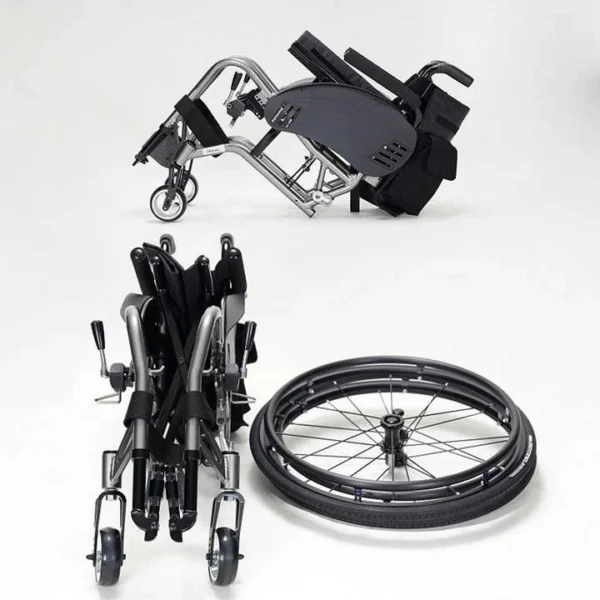 Lightweight Custom Folding Sports Wheelchair for Outdoor Rehabilitation (EXC-2019) - 图片 6