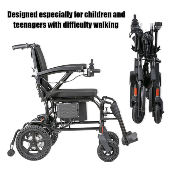Pediatric Electric Wheelchair | Lightweight Folding Electric Wheelchair for Travel & Clinical Rehabilitation（EXC-2020C） - 图片 9