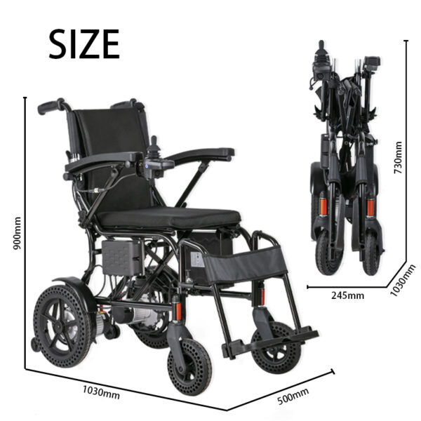 Pediatric Electric Wheelchair | Lightweight Folding Electric Wheelchair for Travel & Clinical Rehabilitation（EXC-2020C） - 图片 8