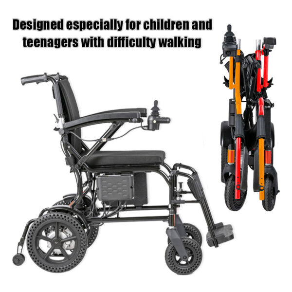 Pediatric Electric Wheelchair | Lightweight Folding Electric Wheelchair for Travel & Clinical Rehabilitation（EXC-2020C） - 图片 3