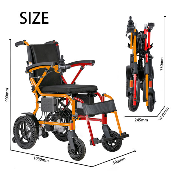 Pediatric Electric Wheelchair | Lightweight Folding Electric Wheelchair for Travel & Clinical Rehabilitation（EXC-2020C） - 图片 2