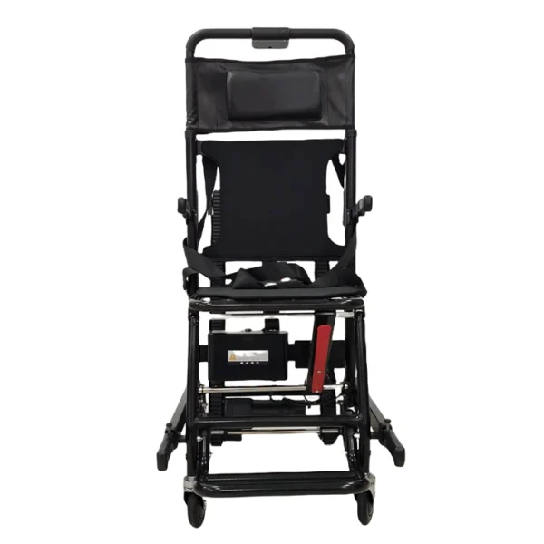 Portable Aluminum Stair-Climbing Wheelchair - Foldable Design, 169kg Capacity, Adjustable Climbing Angle for Seniors & Disabled - 图片 4