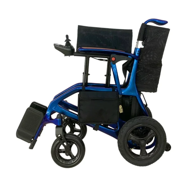 EXC-2021 Carbon Fiber Electric Folding Wheelchair - Ultra-Light 12kg, 15km Range, All-Terrain Mobility, 100kg Capacity