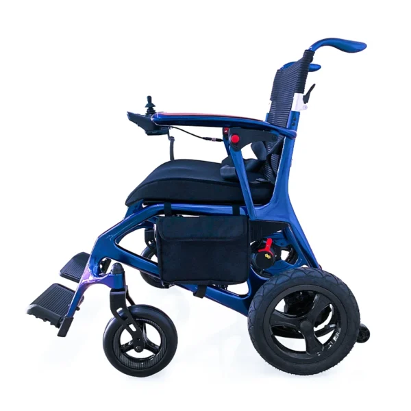 EXC-2021 Carbon Fiber Electric Folding Wheelchair - Ultra-Light 12kg, 15km Range, All-Terrain Mobility, 100kg Capacity - 图片 5