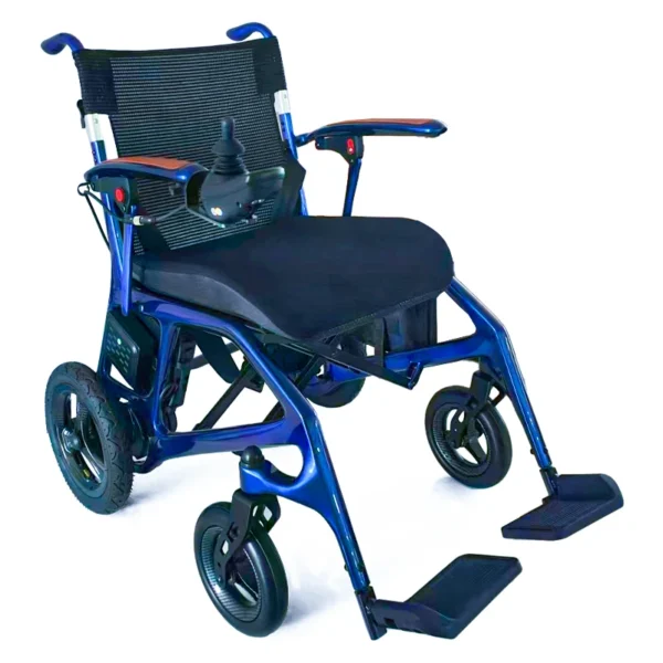 EXC-2021 Carbon Fiber Electric Folding Wheelchair - Ultra-Light 12kg, 15km Range, All-Terrain Mobility, 100kg Capacity - 图片 4