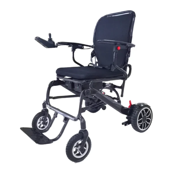 Lightweight Foldable Electric Wheelchair | Aerospace-Grade Portable Mobility with 21km Range & Airline Compliance