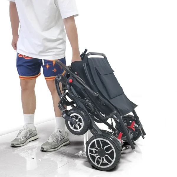 Lightweight Foldable Electric Wheelchair | Aerospace-Grade Portable Mobility with 21km Range & Airline Compliance - 图片 4