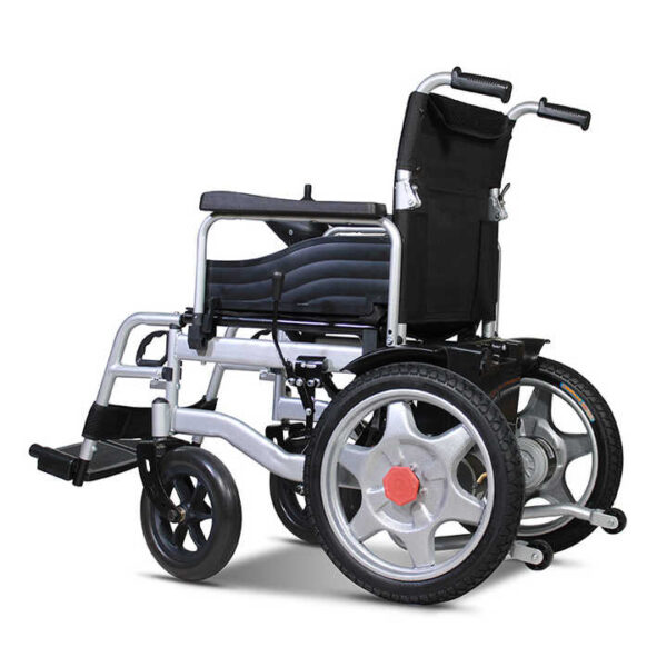 Commercial Carbon Steel Heavy-Duty Electric Wheelchair | Lightweight Foldable Mobility Solution with 20km Range - 图片 6