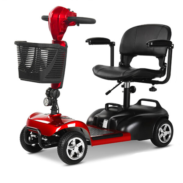 EXC-1001 Medical-Grade Folding Mobility Scooter | Portable Wheelchair for Healthcare Providers