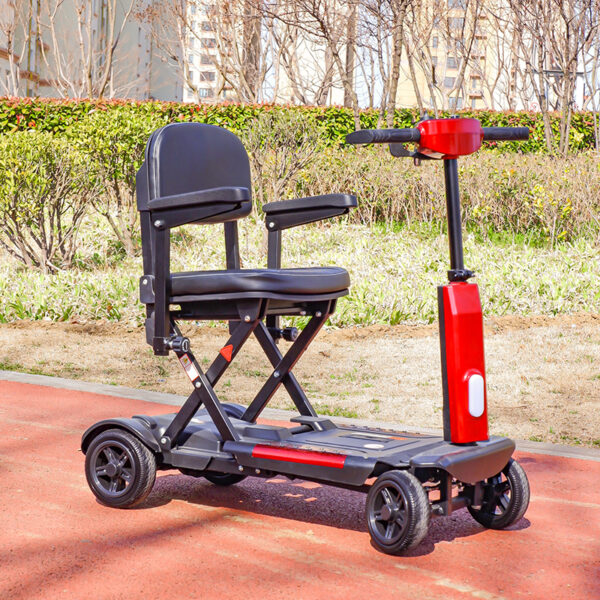 The EXC-1003B  Mobility Scooter is a heavy-duty, all-terrain electric scooter designed for durability, stability, and versatility, particularly for users requiring wheelchair integration.