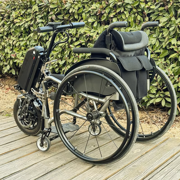 EXC-2004-3 Compact E-Handcycle Wheelchair | 350W 48V BLDC Motor | Detachable Frame - Image 5