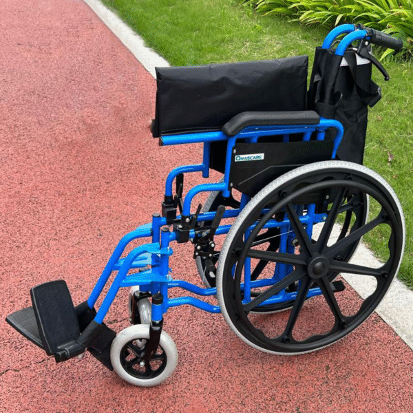 EXC-2011 Wholesale Portable Manual Wheelchairs – Lightweight, Foldable & Hospital-Grade for Elderly & Disabled - Image 4