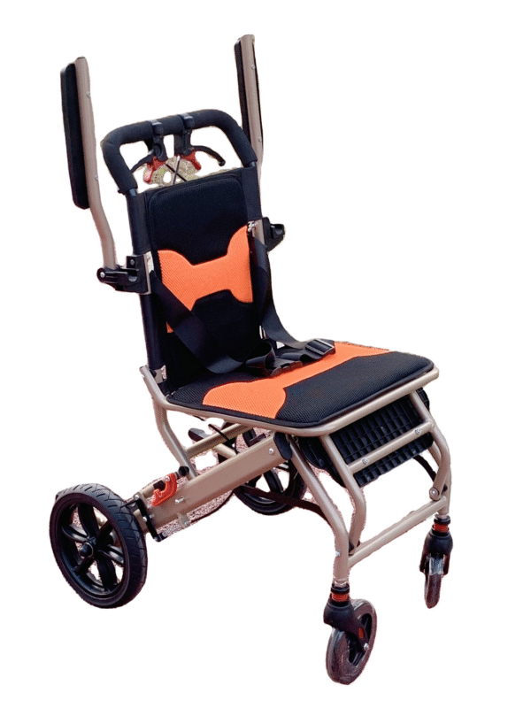 EXC-2013 New Portable Travel Wheelchairs Aluminum Alloy Folding Ultra-lightweight Safe Manual Wheelchair - Image 6