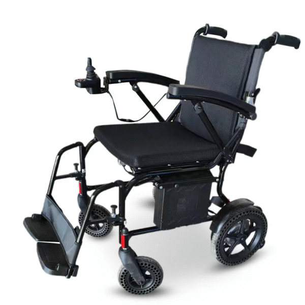 EXC-2020 Portable Foldable Lightweight Lithium Battery Wheelchair for Disabled& Seniors
