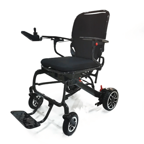 ​​EXC-2024 Carbon Fiber Motorized Wheelchair - Lightweight Foldable Portable Mobility Aid for Elderly