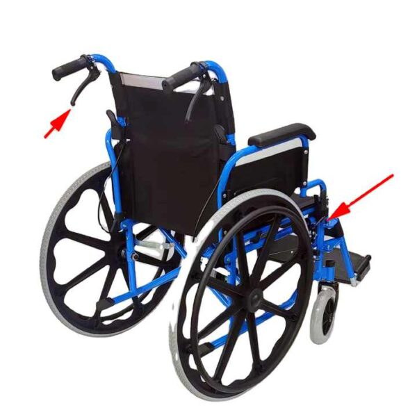 EXC-2011 Wholesale Portable Manual Wheelchairs – Lightweight, Foldable & Hospital-Grade for Elderly & Disabled - Image 7