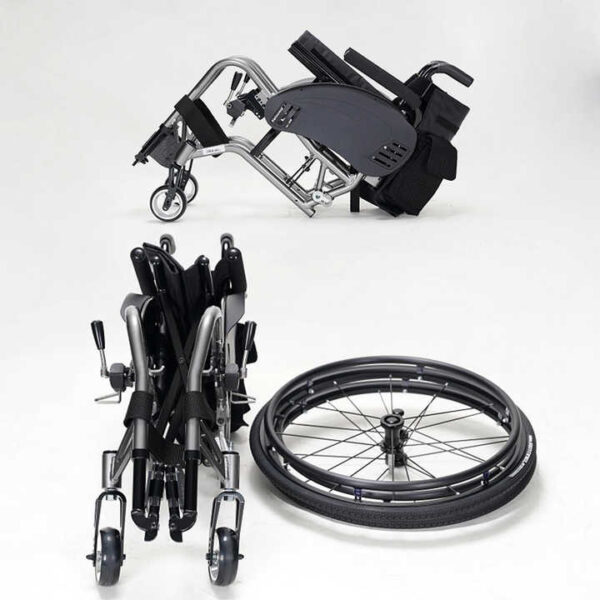 EXC-2019 Quick-rlease Wheel Professional Manual Sports Wheelchair for Disabled People - Image 5