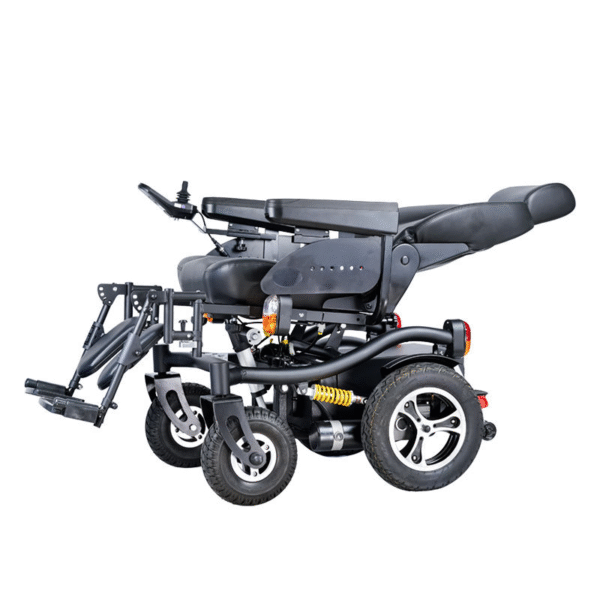 EXC-2029 Heavy-Duty Electric Wheelchair with All-Terrain Tank Wheels and 350W Motor Foldable Design 64AH Battery for Seniors & Disabled