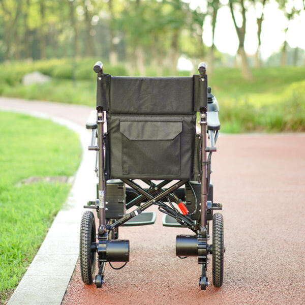 EXC-2027A Professional Folding Electric Wheelchair Brushless Motor Foldable Electric Wheelchair CE ISO7176 Intelligent Controller