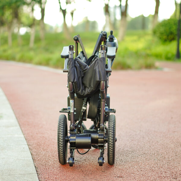 EXC-2027A Professional Folding Electric Wheelchair Brushless Motor Foldable Electric Wheelchair CE ISO7176 Intelligent Controller