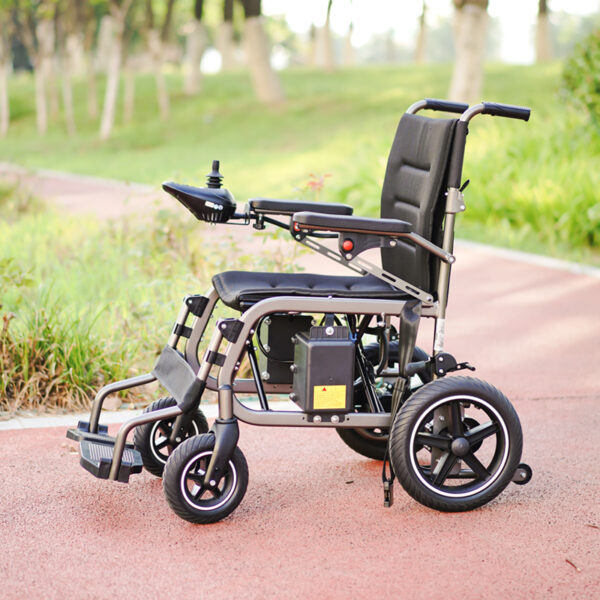 EXC-2027B Lightweight Foldable Electric Wheelchair - OEM/ODM, 250W Motor, 100KG Load, CE Certified