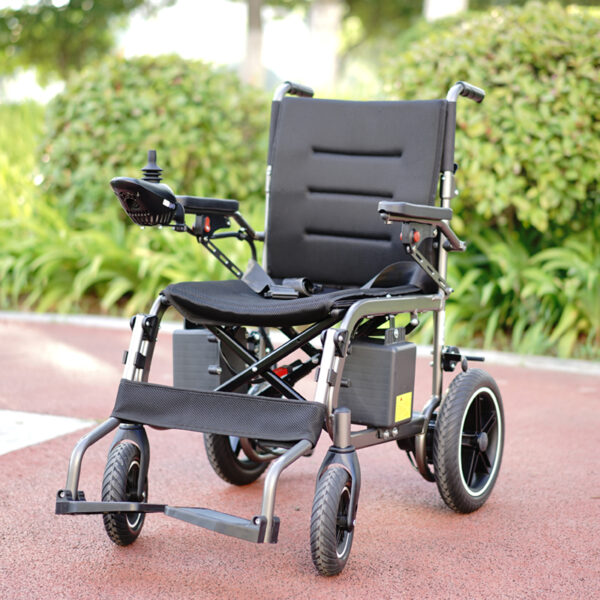 EXC-2027B Lightweight Foldable Electric Wheelchair - OEM/ODM, 250W Motor, 100KG Load, CE Certified