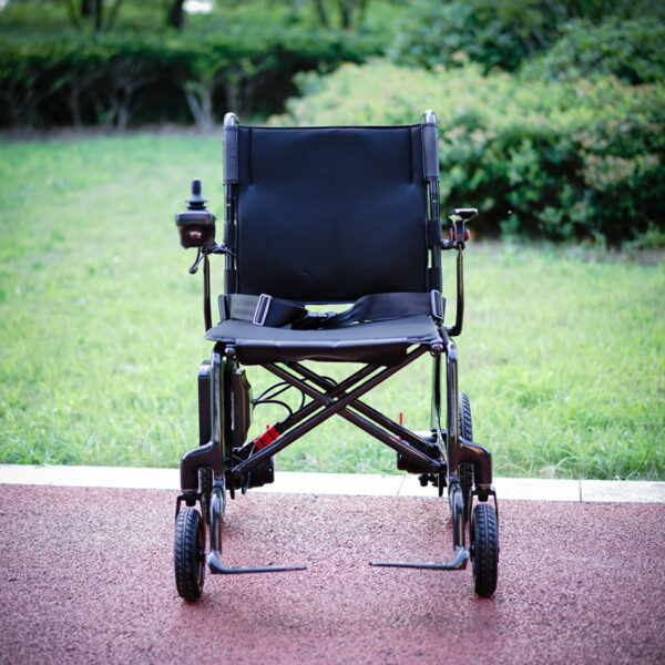 EXC-2025 Ultra-light Carbon Fiber Electric Folding Wheelchair Hospital Electr Wheelchair 4 Wheel All Terrain Wheelchair for the Disabled