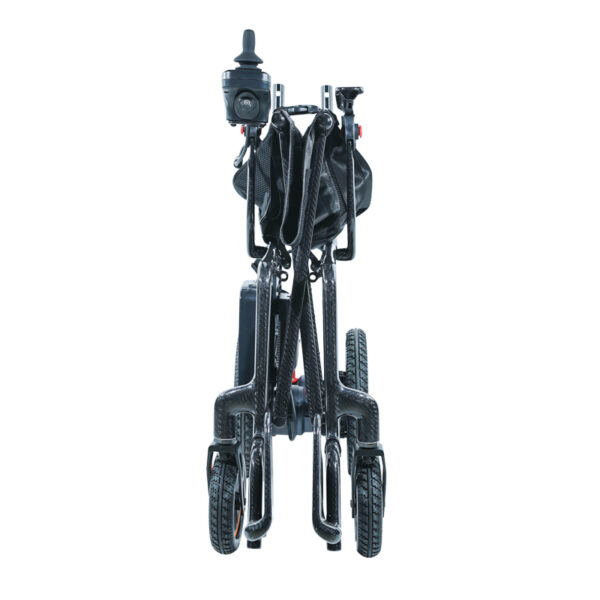 EXC-2025 Ultra-light Carbon Fiber Electric Folding Wheelchair Hospital Electr Wheelchair 4 Wheel All Terrain Wheelchair for the Disabled