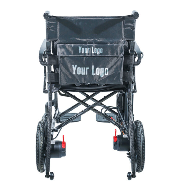 EXC-2025 Ultra-light Carbon Fiber Electric Folding Wheelchair Hospital Electr Wheelchair 4 Wheel All Terrain Wheelchair for the Disabled