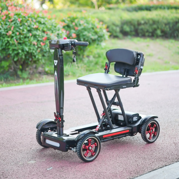 EXC-1010 Park & Trail Explorer: 4-Wheel Folding Mobility Scooter for All Outdoor Activities3