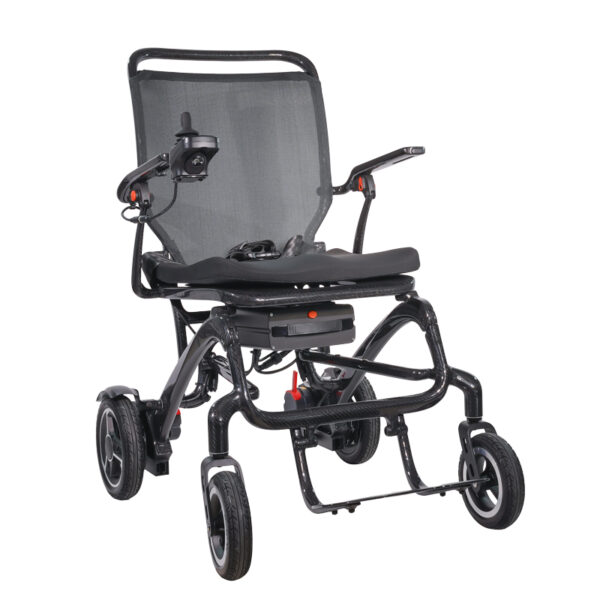 EXC-2024 13.5kg Carbon Fiber Electric Wheelchair, 20KM Range, B2B All-Terrain Mobility Solution