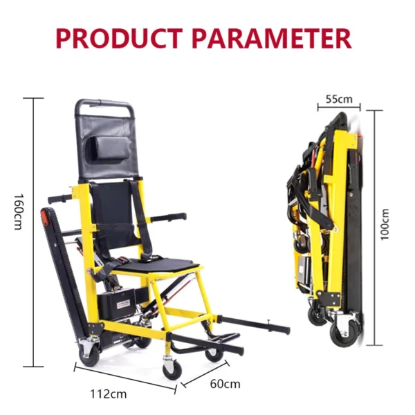 Excellent New Bestselling Customized Electric Staircase Climbing Wheelchair Stair Chair Lift for Handicapped Climbing Stair EXC-3001