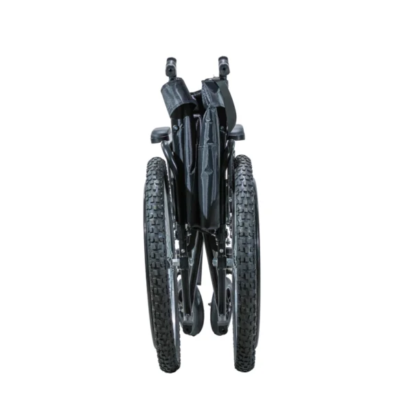 EXC-2012 foldable manual wheelchair compact folded size 85×27×86cm