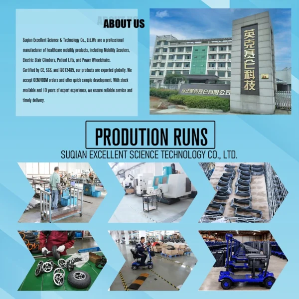 Excellent factory production line & warehouse for carbon fiber rollator walker