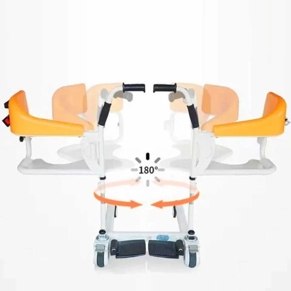 80-95cm adjustable hydraulic lifting height patient transfer chair